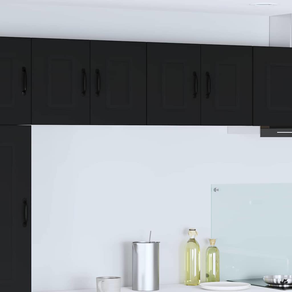 Kitchen Wall Cabinet Black 60 x 31 x 40 cm Engineered Wood